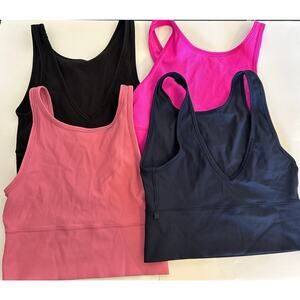 Lululemon Power Pivot Rib Tank Bundle- Set of 4 Size small